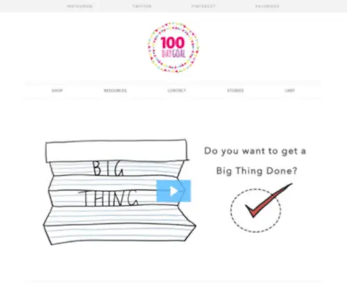 100Daygoal.com.au(100 Daygoal) Screenshot