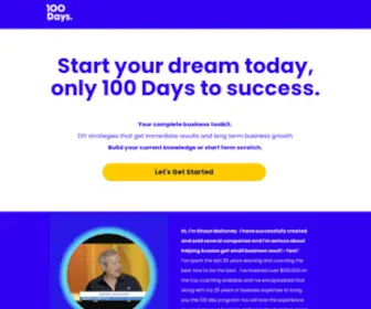 100Days.com.au(100 Days) Screenshot