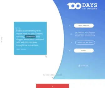 100Dayscss.com(100 Days CSS Challenge) Screenshot