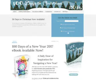 100Daystochristmas.com(100 Daystochristmas) Screenshot