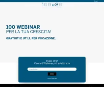 100E20.it(Corsi di formazione professionale gratuita a Milano) Screenshot