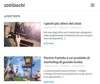 100Giochi.it(Guide giochi e su come giocare giochi gratis) Screenshot