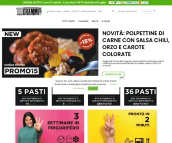 100Grammi.com(Alimentazione sana) Screenshot