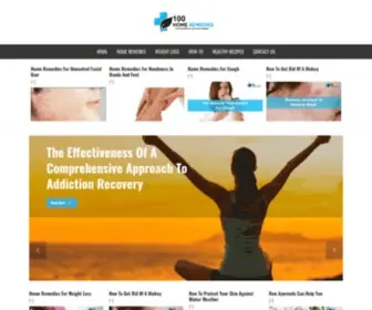 100Homeremedies.com(Home Remedies & Natural cures) Screenshot