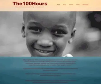 100Hours.org(The 100 Hours) Screenshot