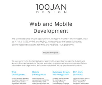 100Jan.com(100jan Design) Screenshot