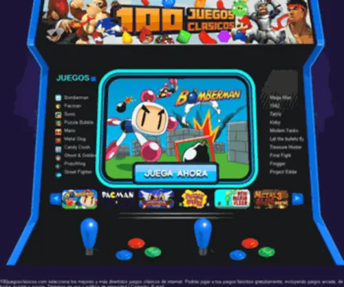 100Juegosclasicos.com(Arcade) Screenshot