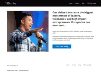 100Ktribe.com(Marketing Funnels Made Easy) Screenshot