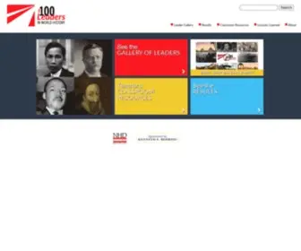 100Leaders.org(100 Leaders) Screenshot