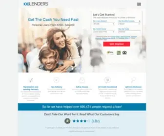 100Lenders.com(100 Lenders) Screenshot
