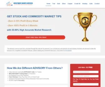 100MCxtips.in(Best Stock and Commodity Market Tips) Screenshot