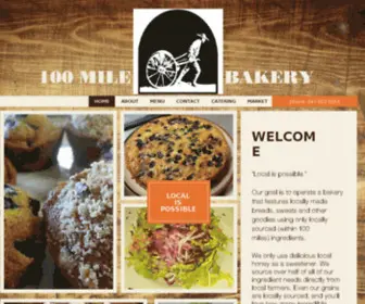 100Milebakery.com(100 Milebakery) Screenshot