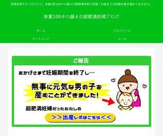 100Ninpu.com(肥満妊婦モチコ) Screenshot