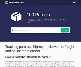 100Parcels.com(100 Parcels) Screenshot