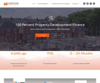 100Percent-Propertydevelopmentfinance.com(100% builders Development Finance) Screenshot