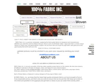 100Percentfabric.com(100percent) Screenshot