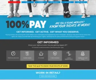 100Percentpay.com.au(100% Pay) Screenshot
