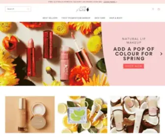 100Percentpure.com.au(Natural Skincare &amp; Makeup Australia) Screenshot