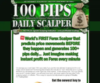 100Pipsdailyscalper.com(Forex 100 Pips Daily Scalper) Screenshot