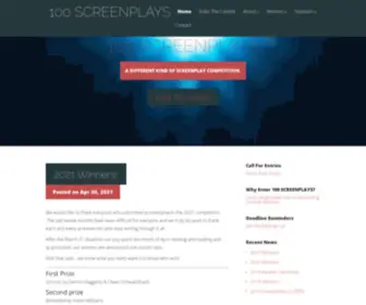 100Screenplays.com(100 Screenplays) Screenshot