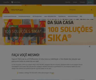 100Solucoessika.pt(Sika®) Screenshot