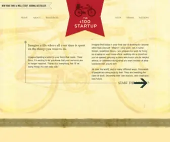 100Startup.com(The 100 Startup) Screenshot
