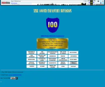 100THWW2.org(100th Infantry Division Association) Screenshot