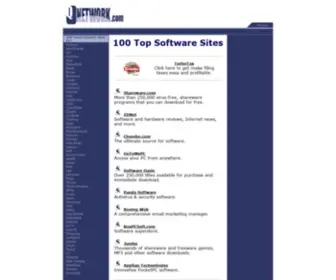 100Topsoftwaresites.com(100 Top Software Sites) Screenshot