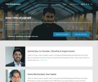 100Xentrepreneur.com(Neon) Screenshot