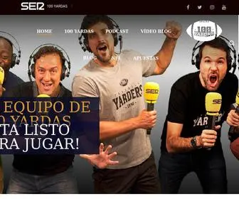 100Yardas.com(Toda la información de la liga de Futbol Americano NFL en español) Screenshot