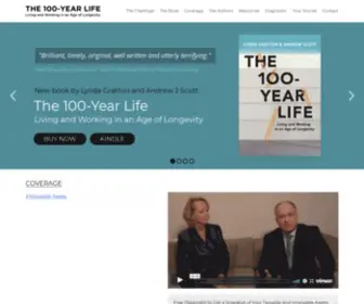 100Yearlife.com(The 100) Screenshot