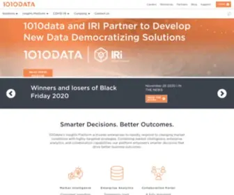 1010Data.com(Big Data Analytics) Screenshot
