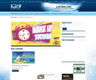 1019Thewave.com(101.9 The Wave) Screenshot
