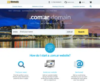 101Domain.com.ar(Com.ar Domain Registration) Screenshot