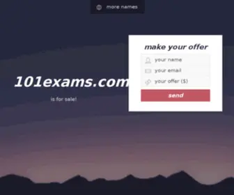 101Exams.com(Certification EXAMS) Screenshot