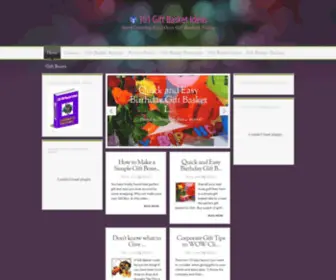 101Giftbasketideas.com(Gift basket ideas) Screenshot