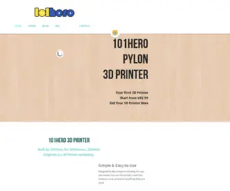 101Hero.com(The Official Site of 101HERO) Screenshot