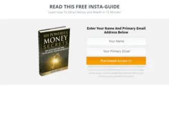 101Powerfulmoneysecrets.com(101 Powerful Money Secrets eBook (worth US$47)) Screenshot