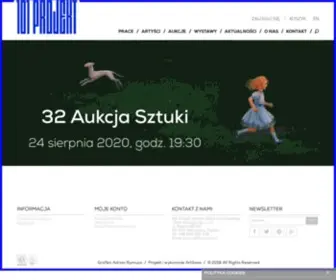 101Projekt.pl(101projekt Galeria Sztuki Współczesnej) Screenshot