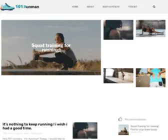 101Runman.com(Share fitness practical skills Runman's healthy life original blog) Screenshot