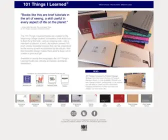 101Thingsilearned.com(101 Things I Learned) Screenshot