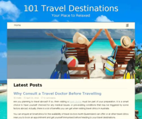 101Traveldestinations.com(101 Travel Destinations) Screenshot