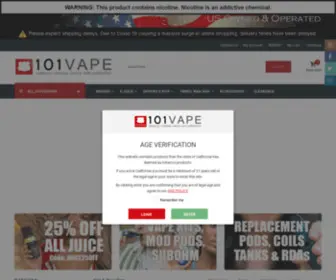 101Vape.com(101 Vape) Screenshot