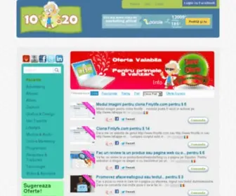 1020.ro(Servicii incepand de la 10 Ron (3$.ro) Screenshot