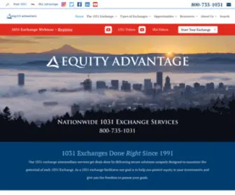 1031Exchange.com(Equity Advantage) Screenshot