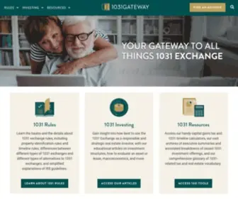 1031Gateway.com(1031 Exchange Properties) Screenshot