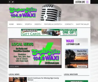 1049Waxi.com(SuperHits 104.9 WAXI) Screenshot