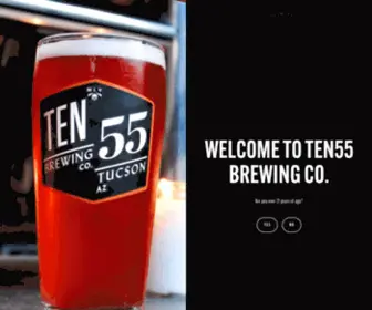 1055Brewing.com(Ten55 Brewing Co) Screenshot