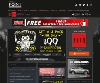 1057Thepoint.com(105.7 The Point) Screenshot