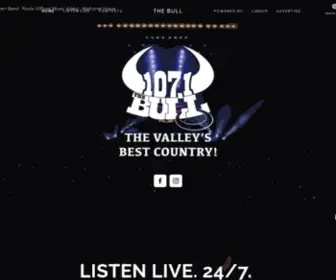 107Thebull.com(107.1 THE BULL) Screenshot